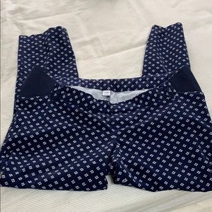 Navy maternity side panel pixie pant!